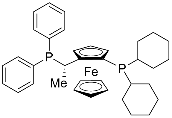 (S)-1-[(Rp)-2-(二环己基膦)二茂铁基]乙基二苯基膦
