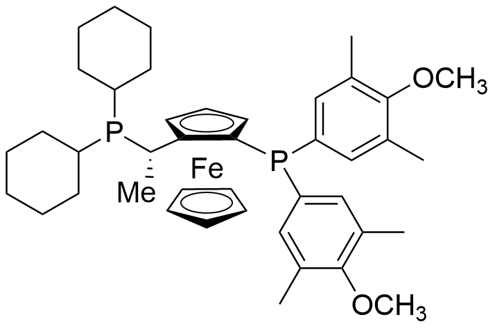 (S)-1-[(Rp)-2-双(4-甲氧基-3,5-二甲苯基)膦二茂铁基]乙基二环己基膦
